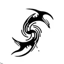 vampire bite tattoo design idea