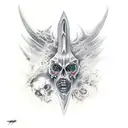 espada tattoo design idea