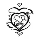 love , grandmother , electricial tools tattoo design idea