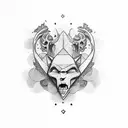 Names included Gemma & Alejandro, two halves of one tattoo tattoo design idea