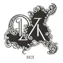 Roman Numerals 12.11.23 with the word blessed in arabic tattoo design idea
