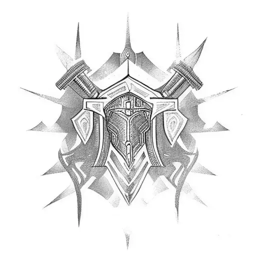 armor of god  tattoo design idea