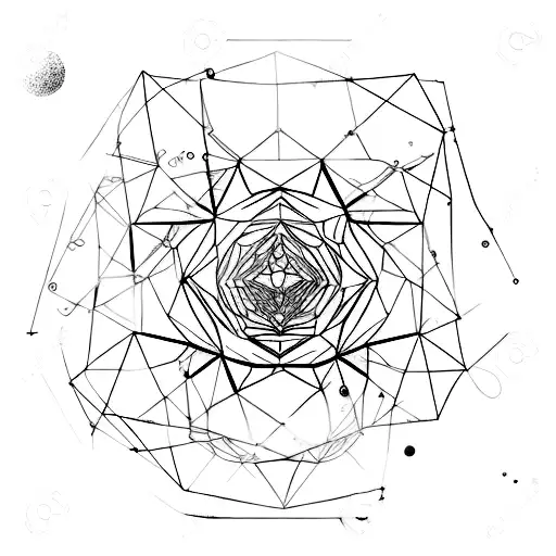 Golden Ratio, Galaxy, fragility  tattoo design idea