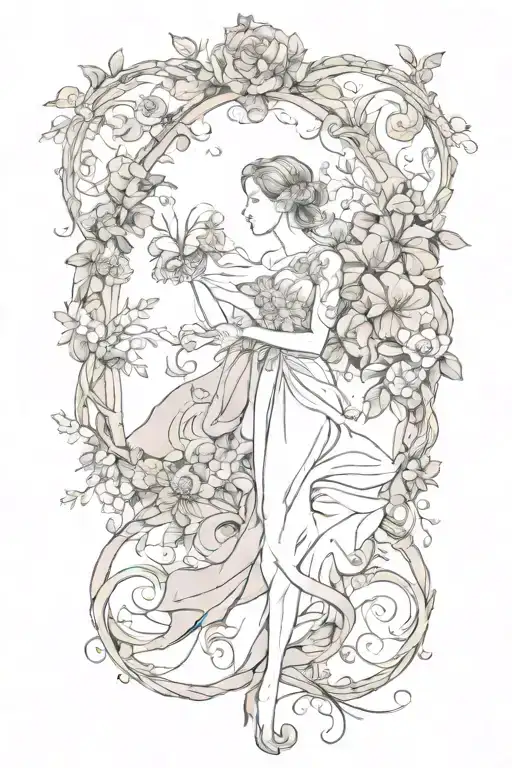 Remi Heather Dillan intertwined tattoo design idea