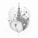 kingdome hearts Sora and Riku tattoo design idea