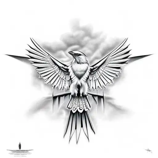 eminem mockingbird tattoo design idea