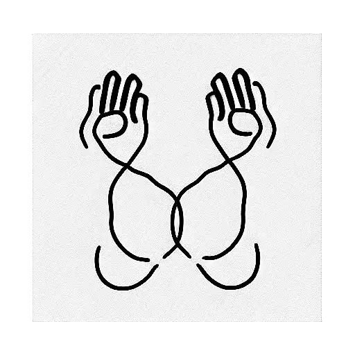 green vine dog paws tattoo design idea