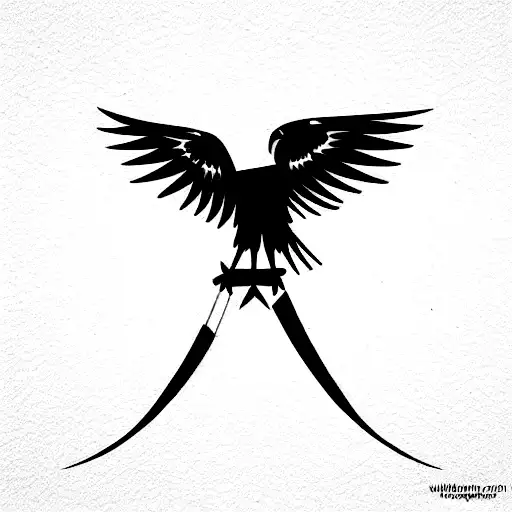 hawk  tattoo design idea