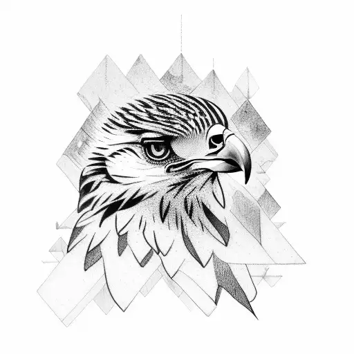 hawk  tattoo design idea