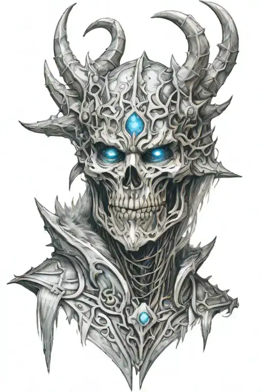 Lich King tattoo design idea