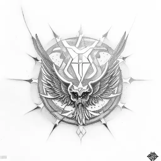 ave fenix heavy metal tattoo design idea