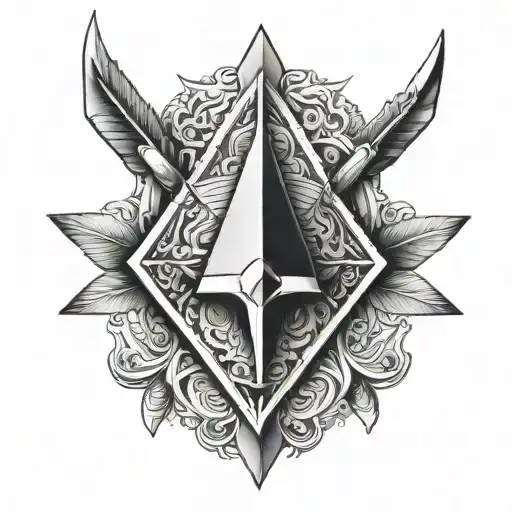 Arrow head tattoo design idea