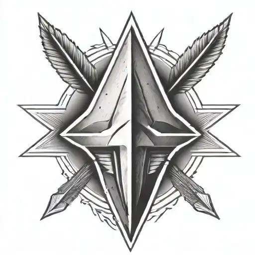Arrow head tattoo design idea