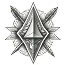Arrow head tattoo design idea