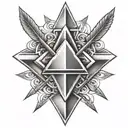 Arrow head tattoo design idea