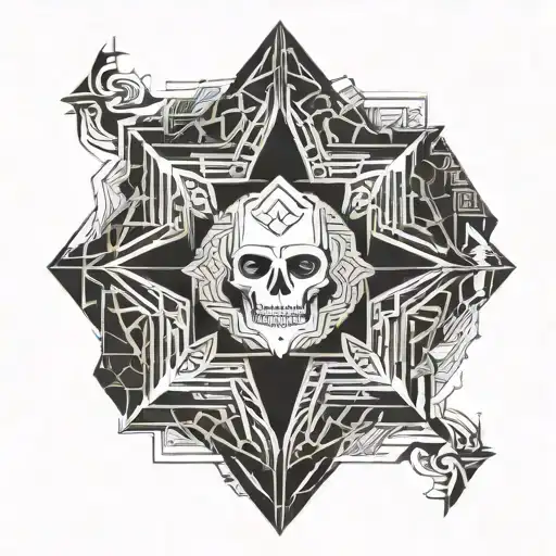 Alive Ghost tattoo design idea