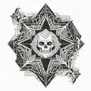 Alive Ghost tattoo design idea