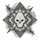 Alive Ghost tattoo design idea