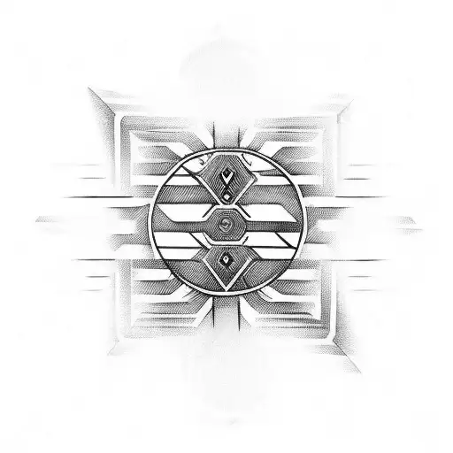 many lines like scratches  tattoo design idea