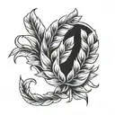 laurel wreath tattoo design idea