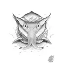 Student with a snake tattoo wrapped around a knife tattoo design idea