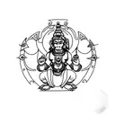 Hanuman controlling all 9 planets  tattoo design idea