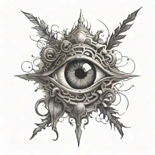 143 integrated tattoo design idea