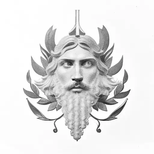 laurel wreath tattoo design idea