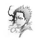shikamaru  anime tattoo design idea