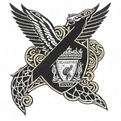 Liverpool fc logo inspired tattoo design idea