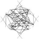 Abstract representation of a stock market graph tattoo design idea