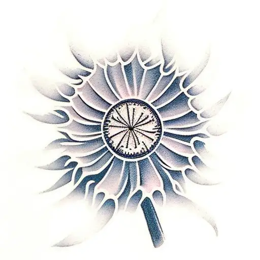 Dandelion tattoo design idea