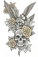 respect & loyalty  tattoo design idea