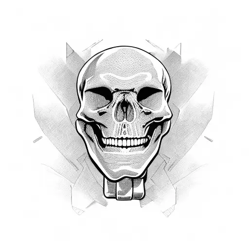 skeleton with boxing gloves tattoo design idea