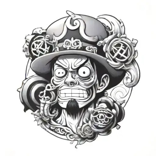 one piece tattoo design idea