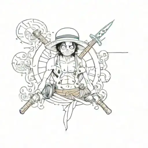 one piece tattoo design idea