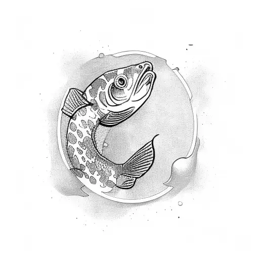 goldfish tattoo design idea