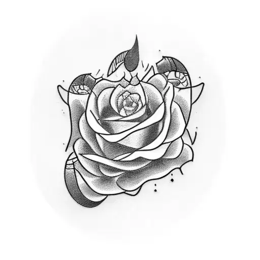 coffin tattoo design idea