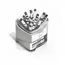 cigarette broken in half tattoo design idea