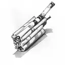 cigarette broken in half tattoo design idea