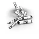 cigarette broken tattoo design idea