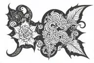 Never Give Up tattoo design idea