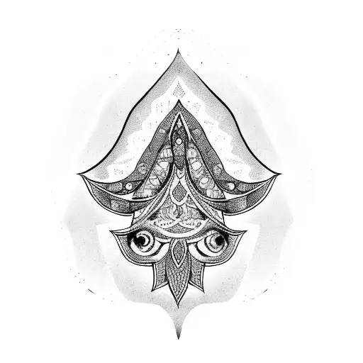 Hamsa Symbol tattoo design idea