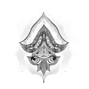 Hamsa Symbol tattoo design idea