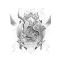 word equals bond tattoo design idea