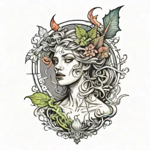 Lilith tattoo design idea
