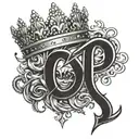 WRITE BEAST WITH CROWN OF B letters TATTO ON HAND TRYING TO tattoo design idea