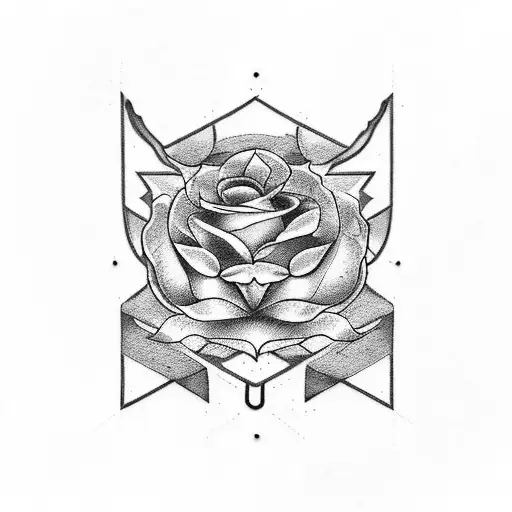 Carta del 7 de tréboles pero cada trebol es de 4 hojas tattoo design idea