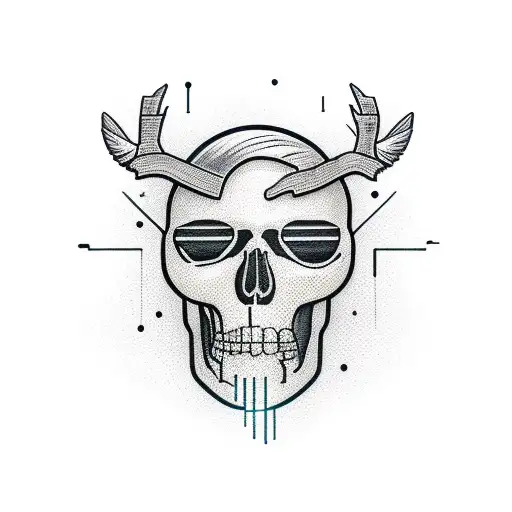 hacker, with wood tattoo design idea