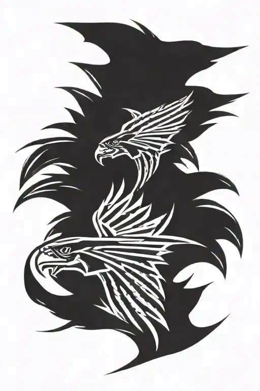 Atlanta Falcons logo tattoo design idea